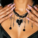 Cold Thorned Heart Layer Chain