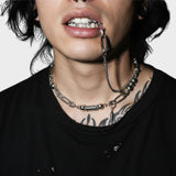 Cold Stainless Rivet Splice Choker