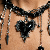 Cold Thorned Heart Layer Chain