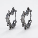 Cold Heart Pulse Stud Earrings