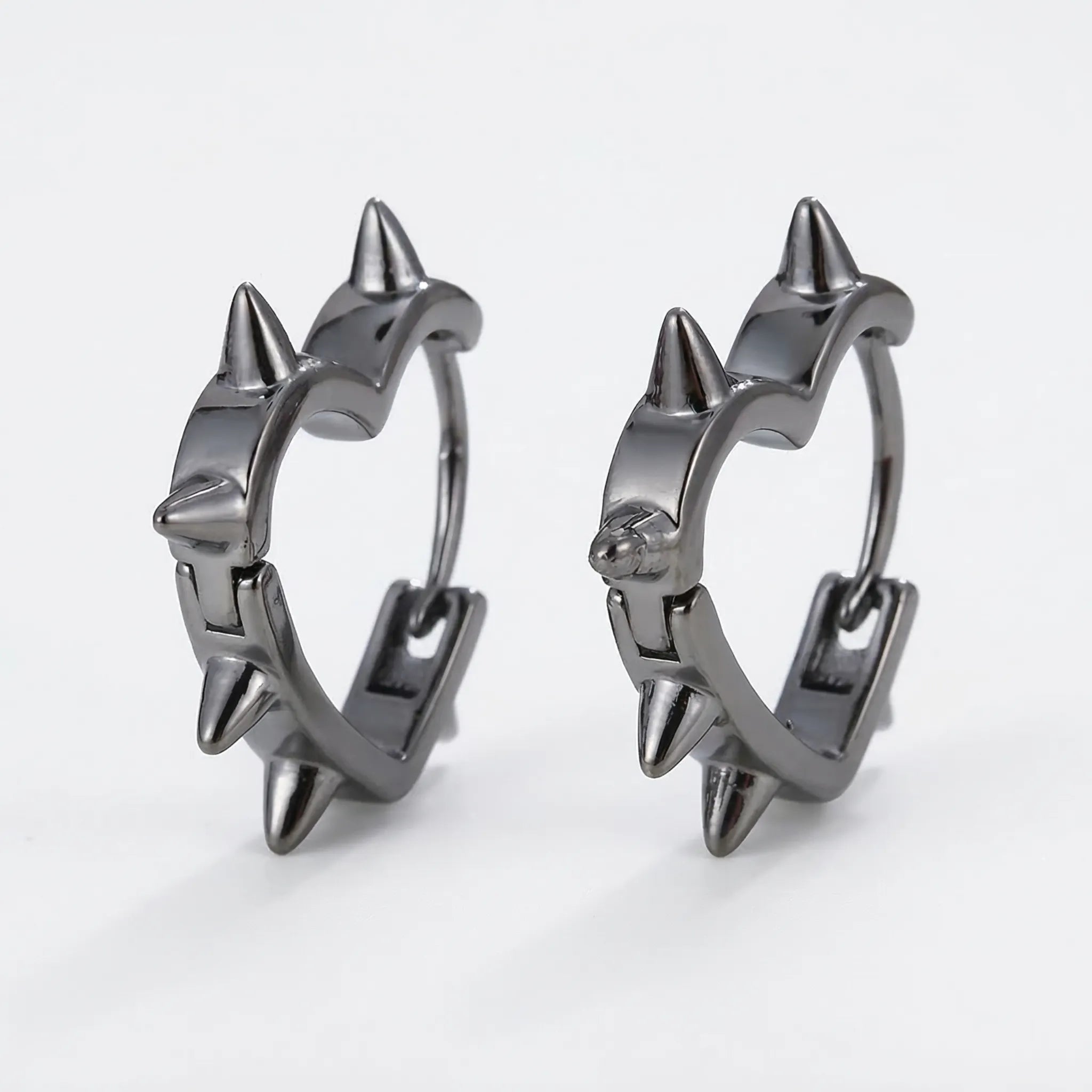 Cold Heart Pulse Stud Earrings