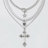 Cold Trinity Punk Pendant Set