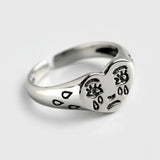 Cold Crying Heart Ring — Soft Chaos