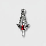 Cold Red Wing Chain Stud