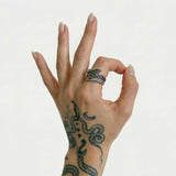 Cold Angel Demon Wings Ring — Dual Energy