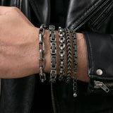 Cold Byzantine Chain Bracelet — Vintage Weight