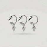 Cold Y2K Punk Steel Earrings