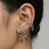 Cold Y2K Punk Steel Earrings