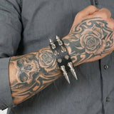 Cold Double Spike Punk Bracelet