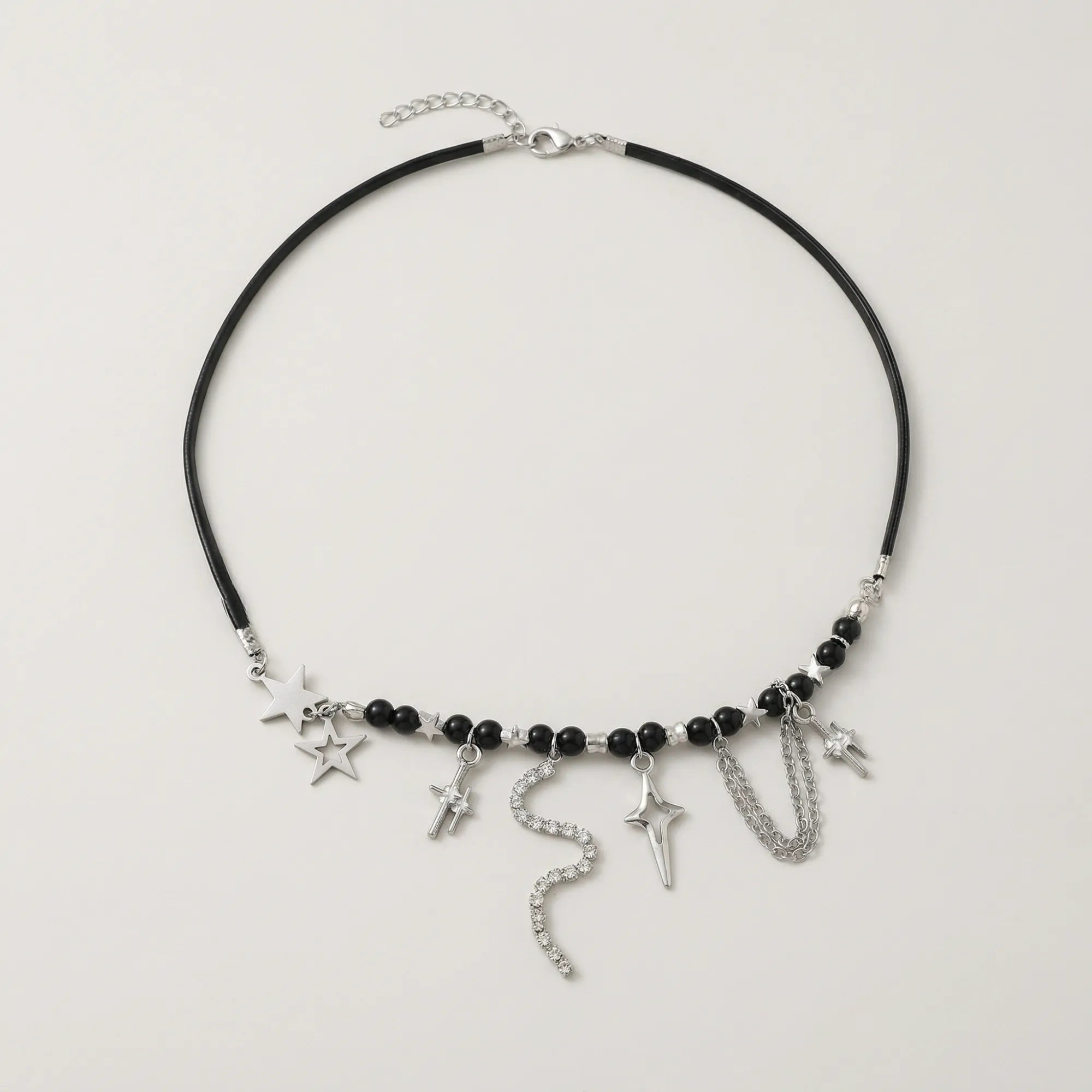 Cold 90s Grunge Charms Necklace