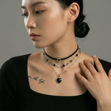 Cold 90s Grunge Charms Necklace