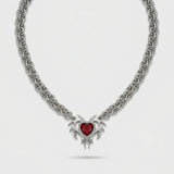 Cold Thorn Heart Radiance Necklace