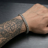 Cold Twist Rope Chain Bracelet — Clean Weight