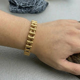 Cold Biker Chain Bracelet — Steel Torque
