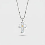 Cold Ivory Cross Chain