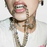 Cold Pearl Spike Star Chain