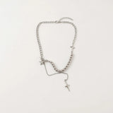 Cold Pearl Spike Star Chain