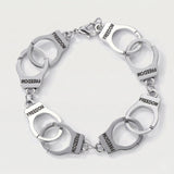 Cold Iron Cuff Chain Bracelet