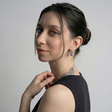 Cold Viking Knot Heart Earrings