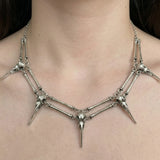 Cold Raven Skull Necklace