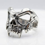 Cold Sterling Skull Ring