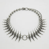 Cold Cyber Cross Necklace