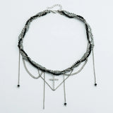 Cold Ethereal Cross Tassel