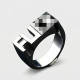 Cold Fu#k Letter Ring