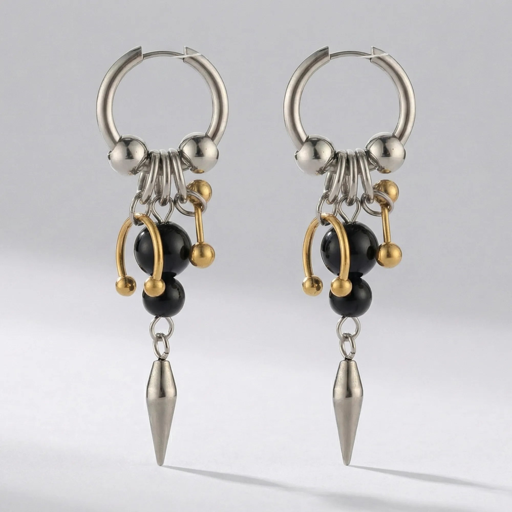 Cold Spike & Pearl Hoops