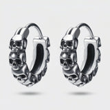 Cold Iron Skull Hoops