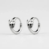 Cold Iron Skull Hoops