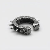 Cold Iron Skull Hoops