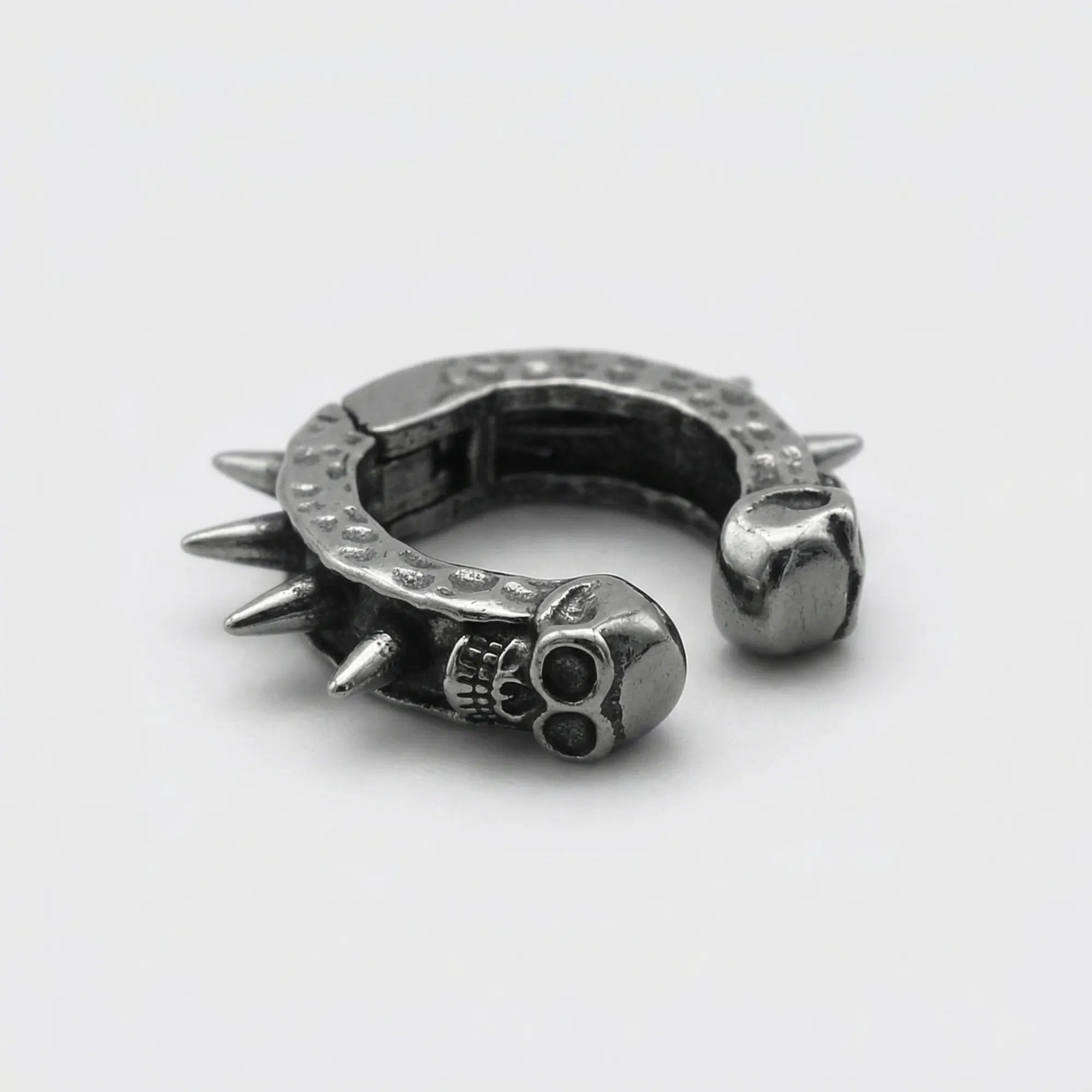 Cold Iron Skull Hoops