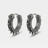 Cold Iron Skull Hoops
