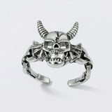 Cold Horned Skull Relic Ring