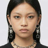 Cold Spike & Pearl Hoops