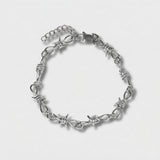 Cold Barbed Knot Thorn Bracelet