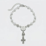 Cold Vintage Cross Prayer Bracelet