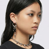 Cold Spike & Pearl Hoops