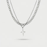 Cold Dual Star Cuban Chain