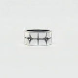 Cold Retro Cross Star Ring — Punk Energy