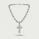 Cold Iced Eye Cross Tennis Chain