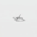 Cold Retro Cross Star Ring — Punk Energy