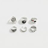 Cold Skull & Claw Vintage Ring Set (4PCS)