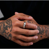 Cold Mobius Wave Ring — Fluid Identity