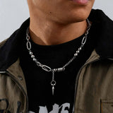 Cold Stainless Rivet Splice Choker