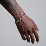 Cold Barbed Wire Cuban Chain Bracelet
