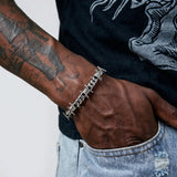 Cold Barbed Wire Cuban Chain Bracelet